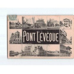 PONT L'EVEQUE : Carte Souvenir - très bon état