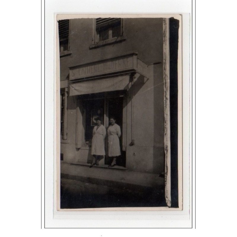 LYON : photo format cpa magasin laiterie moderne "au bon lait" - très bon état