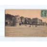 TROUVILLE : Les villas sur la plage et l'Hôtel des Roches Noires - état ( Partiellement Décollée )