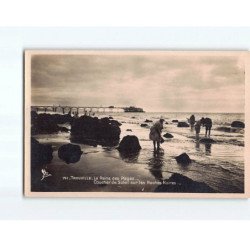 TROUVILLE : La Reine des Plages, Coucher de Soleil sur les Roches Noires - très bon état