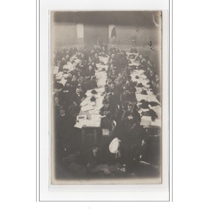 ROUEN : carte photo du congrès socialiste en 1905 - très bon état
