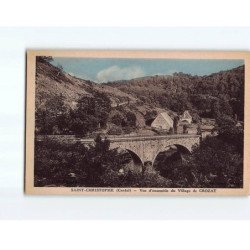 SAINT CHRISTOPHE : Vue d'ensemble du village de Crozat - très bon état