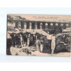 SALINS : Vue générale de la Cascade de Salins en hiver - très bon état