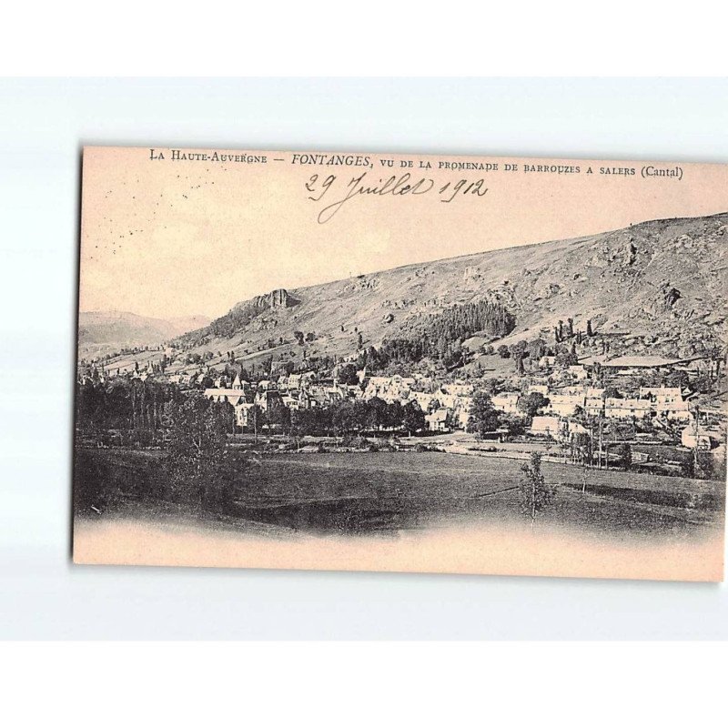 FONTANGES : Vu de la Promenade de Barrouzes à Salers - très bon état FONTANGES : Vu de la Promenade de Barrouzes à Salers - très bon état