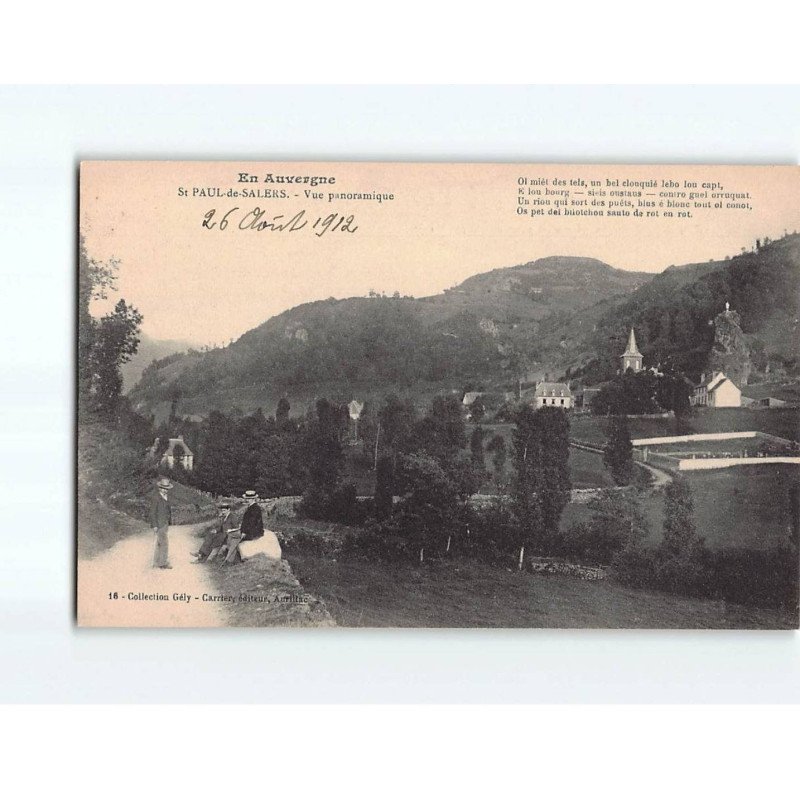 SAINT PAUL DE SALERS : Vue panoramique - très bon état SAINT PAUL DE SALERS : Vue panoramique - très bon état
