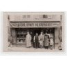 JOIGNY : carte photo d'une épicerie (pub Bière Croix de Lorraine) - très bon état