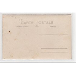 JOIGNY : carte photo d'une épicerie (pub Bière Croix de Lorraine) - très bon état