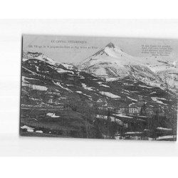 Village de Saint-Jacques des Blats et puy Griou en hiver - très bon état