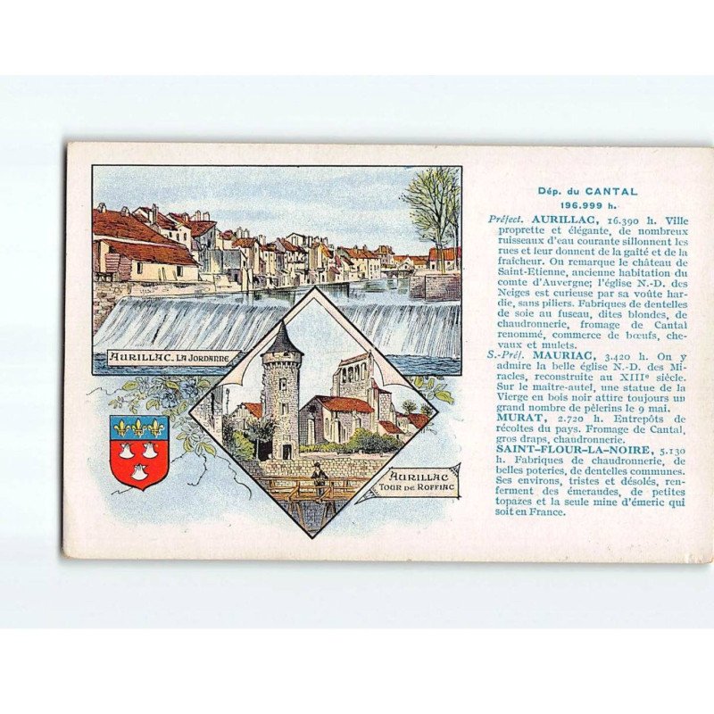 AURILLAC : La Jordanne, tour de Roffiac - très bon état AURILLAC : La Jordanne, tour de Roffiac - très bon état