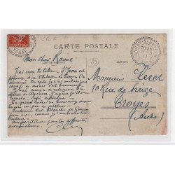 ANNAY SUR SEREIN : carte photo de conscrits (cachet perlé) - très bon état