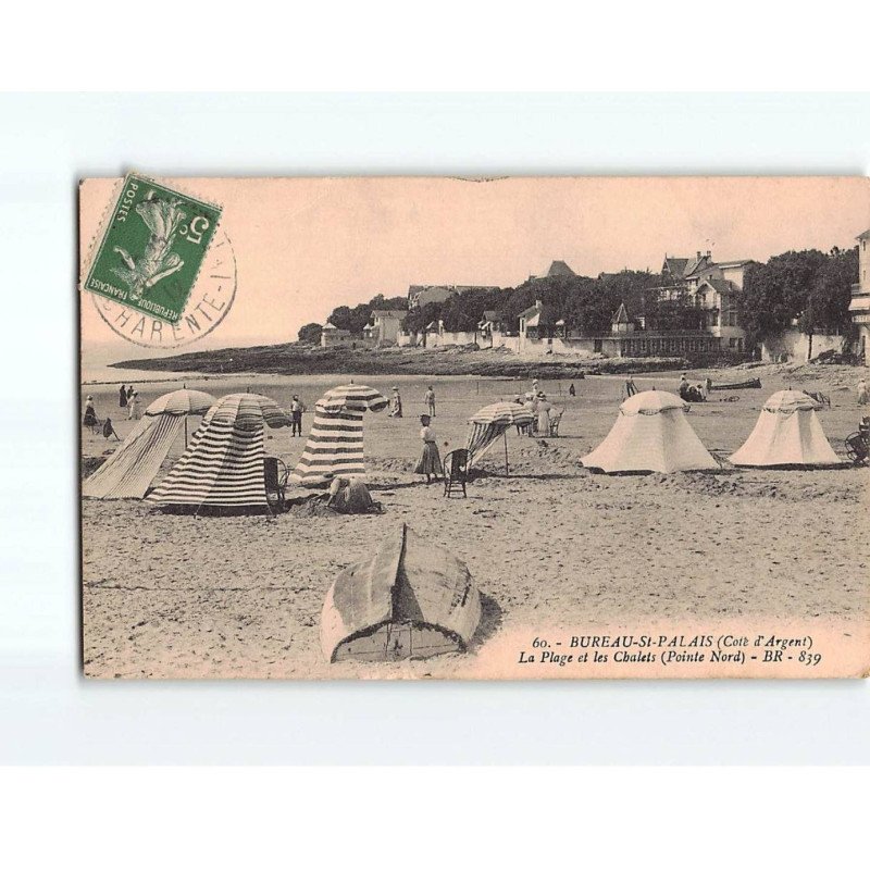 SAINT PALAIS : La Plage et les Chalets - très bon état