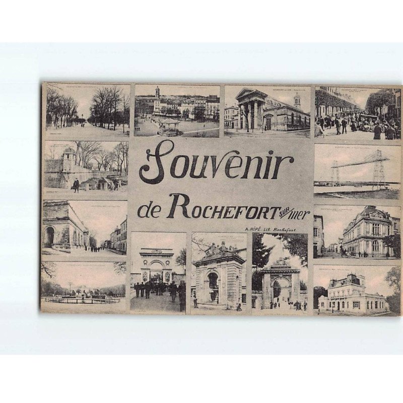 ROCHEFORT : Carte Souvenir - très bon état