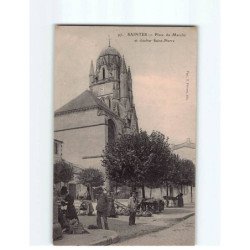 SAINTES : Place du Marché et clocher Saint-Pierre - très bon état