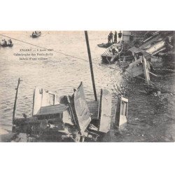 ANGERS - 4 Août 1907 - Catastrophe des PONTS DE CE - Débris d'une Voiture - très bon état