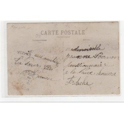 ASNIERES  : carte photo du marchand de vins BOULOC (arrêt du tramway) - très bon état