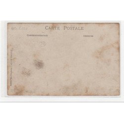 ASNIERES  : carte photo du marchand de vins BOULOC (arrêt du tramway) - très bon état