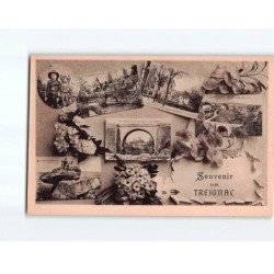 TREIGNAC : Carte souvenir - très bon état