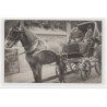 PARIS : carte photo d'un attelage vers 1910 - très bon état