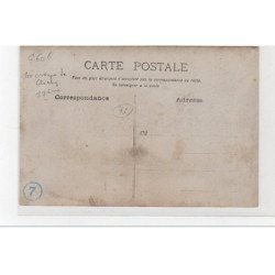 PARIS : carte photo du coiffeur  EDOUARD au 100 avenue de Clichy vers 1910 - bon état (un peu courte)