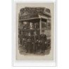 PARIS : carte photo d'un tramway avec ses contrôleuse (femmes au travail) vers 1910 - bon état (un coin plié)