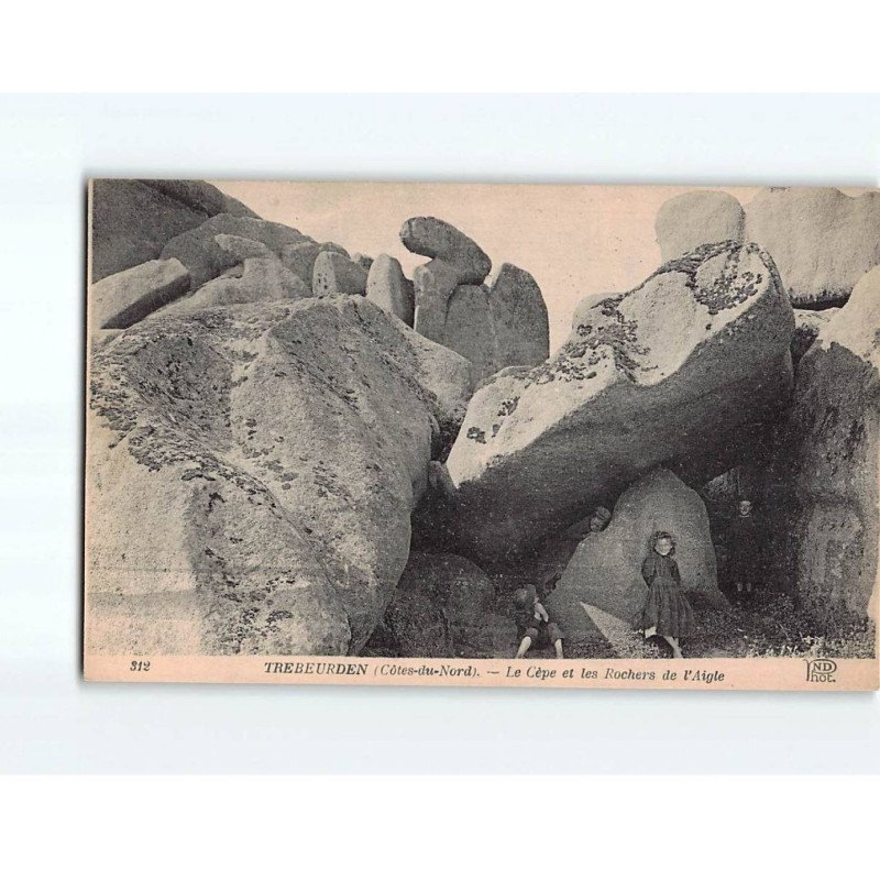 TREBEURDEN : Le Cèpe et les Rochers de l'Aigle - très bon état TREBEURDEN : Le Cèpe et les Rochers de l'Aigle - très bon état