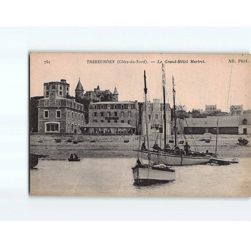 TREBEURDEN : Le Grand Hôtel Martret - très bon état TREBEURDEN : Le Grand Hôtel Martret - très bon état