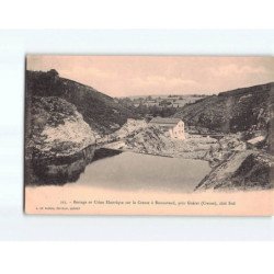 Barrage et Usine electrique sur la Creuse à Bonnavaud - très bon état