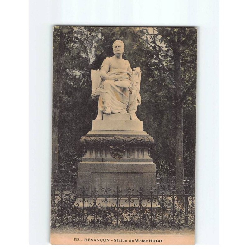 BESANCON : Statue de Victor Hugo - très bon état