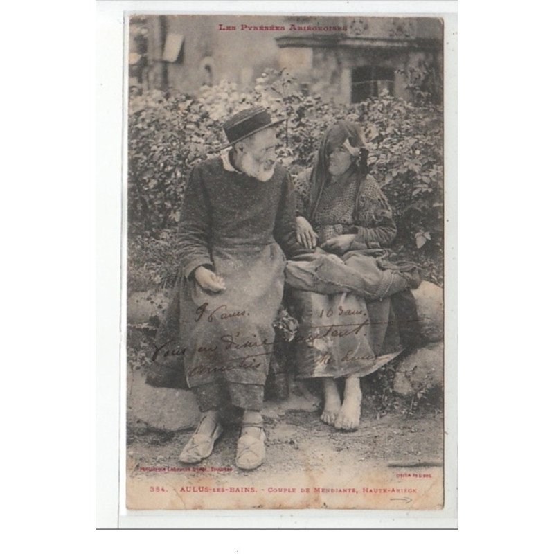 AULUS LES BAINS - Couple de mendiants - Haute Ariège - état