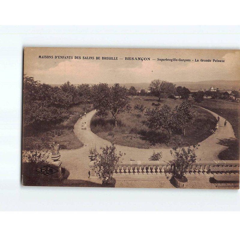 Maisons d'enfants des Salins de Bregille, BESANCON, Superbregille-Garçon, la Grande Pelouse - état Maisons d'enfants des Salins de Bregille, BESANCON, Superbregille-Garçon, la Grande Pelouse - état