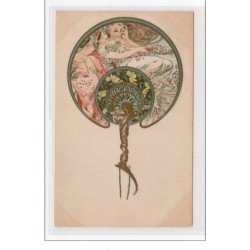 MUCHA Alfons : "Miroir" vers 1900 - bon état (traces)