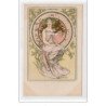 MUCHA Alfons : "femme hautaine" vers 1900 - bon état (défauts)