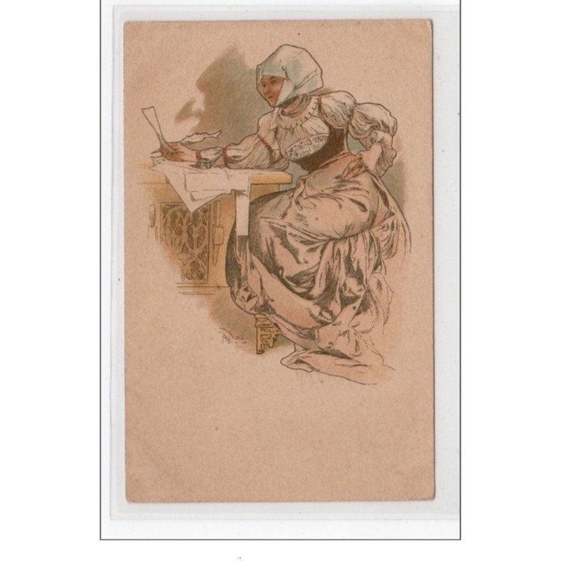 MUCHA Alfons :  vers 1900 - bon état (papier brun)