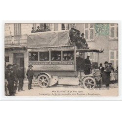 BARCELONNETTE : inauguration du service automobile entre Pruniers et Barcelonnette - très bon état