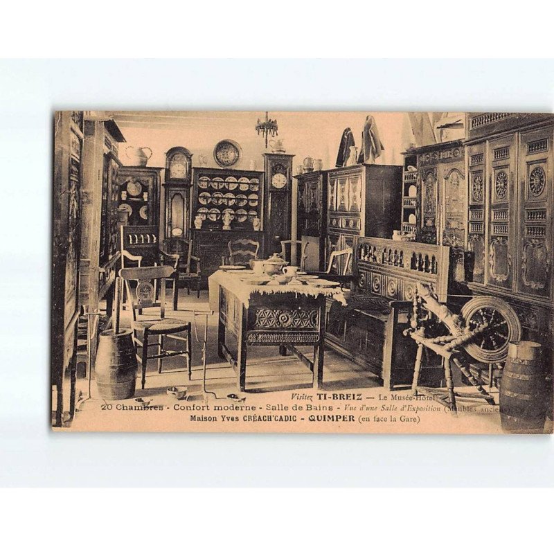 QUIMPER, Visitez Ti-Breiz, Le musée-Hôtel - très bon état QUIMPER, Visitez Ti-Breiz, Le musée-Hôtel - très bon état