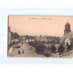 CROZON : Place de l'Eglise et le Clocher - très bon état