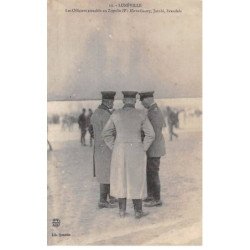 LUNEVILLE - Les Officiers attachés au Zeppelin IV : Henri Georg, Jacobi, Brandeis - très bon état