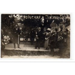 CHATEAU SALINS - carte photo de Raymond POINCARE (politique) - état (un coin abimé)