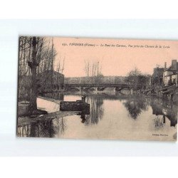 VIVONNE : Le pont des Carmes, vue prise du chemin de la Levée - très bon état