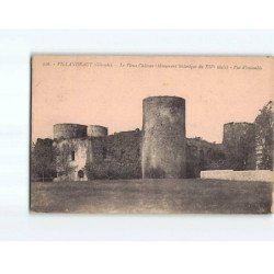 VILLANDRAUT : Le vieux château, vue d'ensemble - très bon état