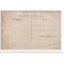 PARIS : carte photo de la boucherie Loisier vers 1910 - très bon état