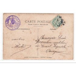 PARIS : carte photo du restaurant """"a l'ambassade d'Auvergne"""" avec l'orchestre du Vougris vers 1910 - très bon état