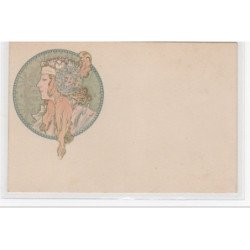 MUCHA Alphonse : "byzantine blonde" vers 1900 - très bon état