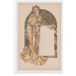 MUCHA Alfons : dessin pour un calendrier vers 1900 - très bon état