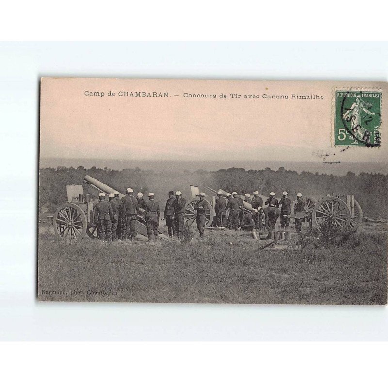Camp de CHAMBARAN : Concours de tir avec Canons Rimailho - très bon état