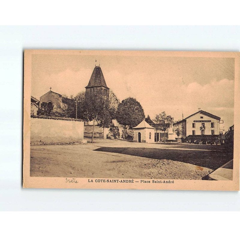 LA COTE SAINT ANDRE : Place Saint-André - très bon état