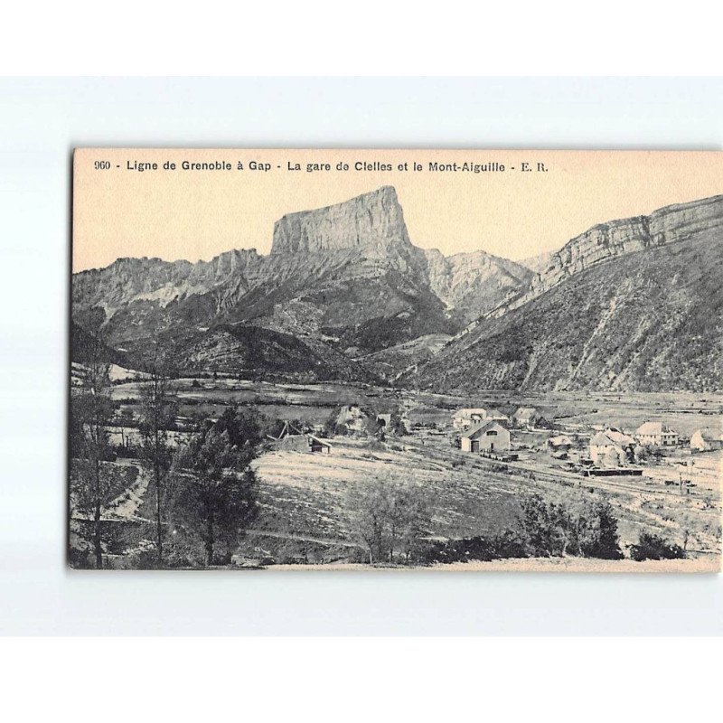 Ligne de Grenoble à Gap, la Gare de Clelles et le Mont-Aiguille - très bon état Ligne de Grenoble à Gap, la Gare de Clelles et le Mont-Aiguille - très bon état