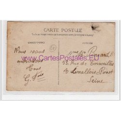 ROANNE : carte photo des joutes vers 1910- très bon état