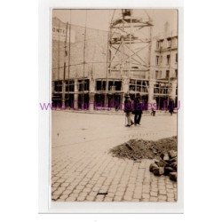 REIMS : carte photo vers 1910 (travaux) - très bon état