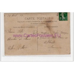 A localiser : carte photo d'un atelier de charrons vers 1910 - bon état (un coin plié)